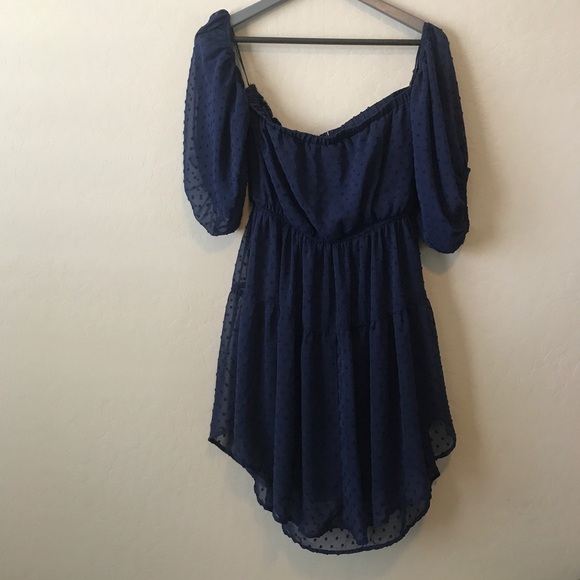 NORDSTROM Symphony Off-the-Shoulder Textured Dress - Picture 5 of 7